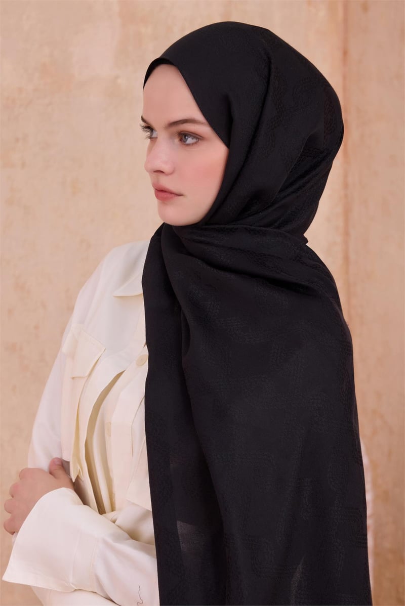 {URUNSEO_TITLE} | BELLI | Belli Fresh Şal | BELLİ FRESH NORA SİYAH ŞAL 3
