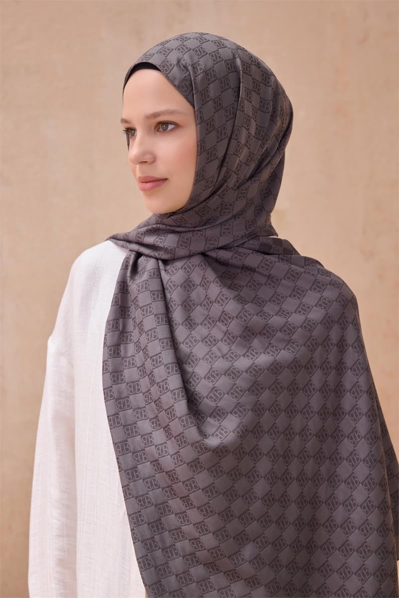 {URUNSEO_TITLE} | BELLI | POLYESTER ŞAL | BELLİ FRESH SİENA ANTRASİT ŞAL 5