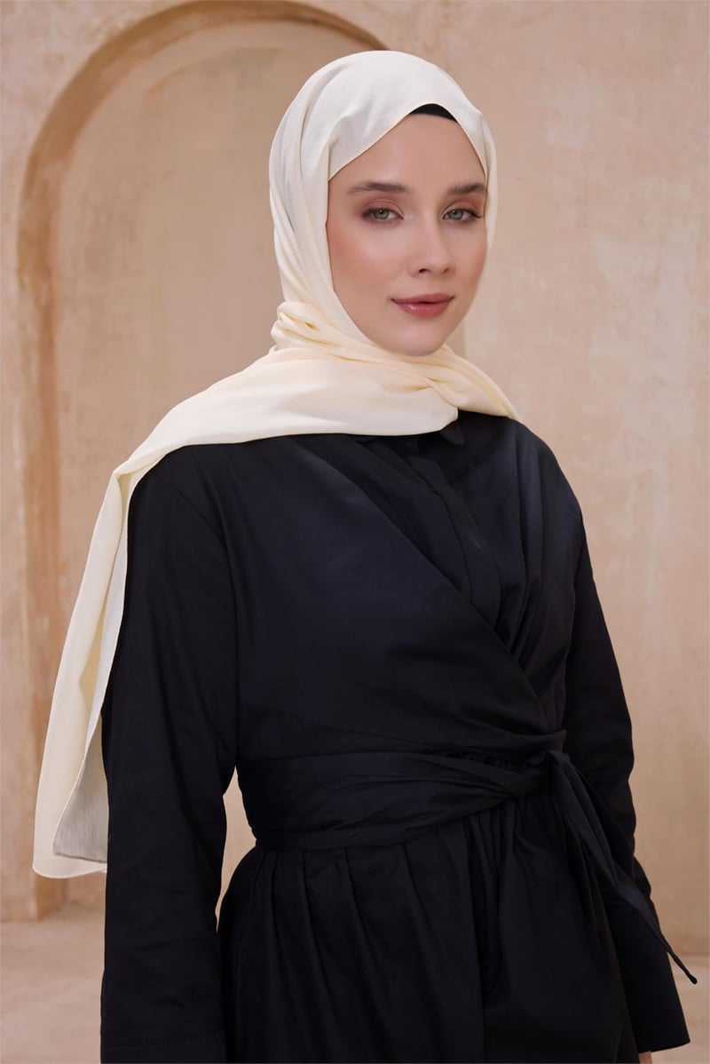 {URUNSEO_TITLE} | BELLI | POLYESTER ŞAL | BELLİ FRESH SİENA KREM ŞAL 4