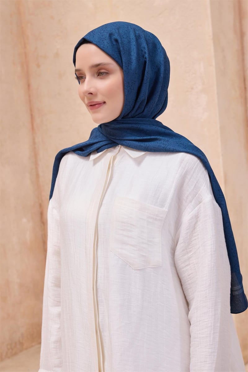 {URUNSEO_TITLE} | BELLI | POLYESTER ŞAL | BELLİ FRESH SİENA SAKS ŞAL 4