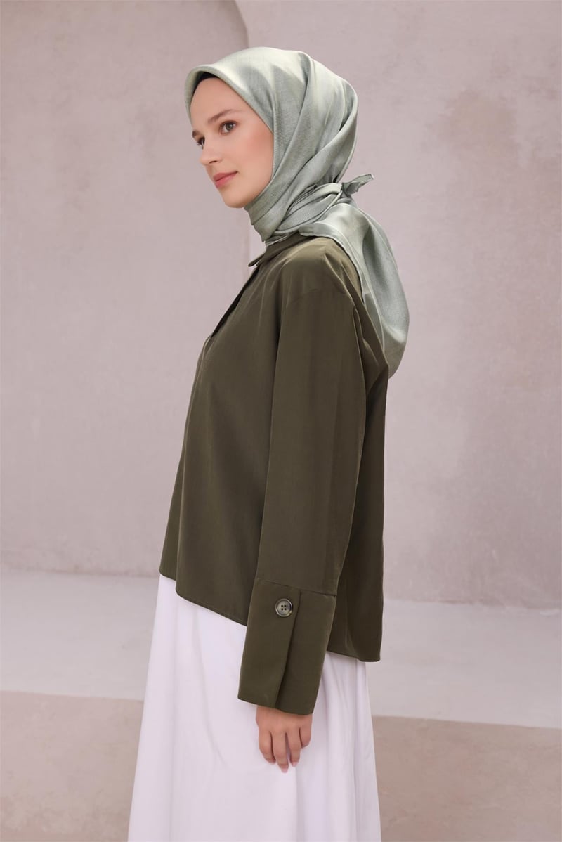 {URUNSEO_TITLE} | BELLI | BELLİ İPEK EŞARP | BELLİ GEOMETİK DESEN İPEK EŞARP 4201D (TWILL) MİNT - 35