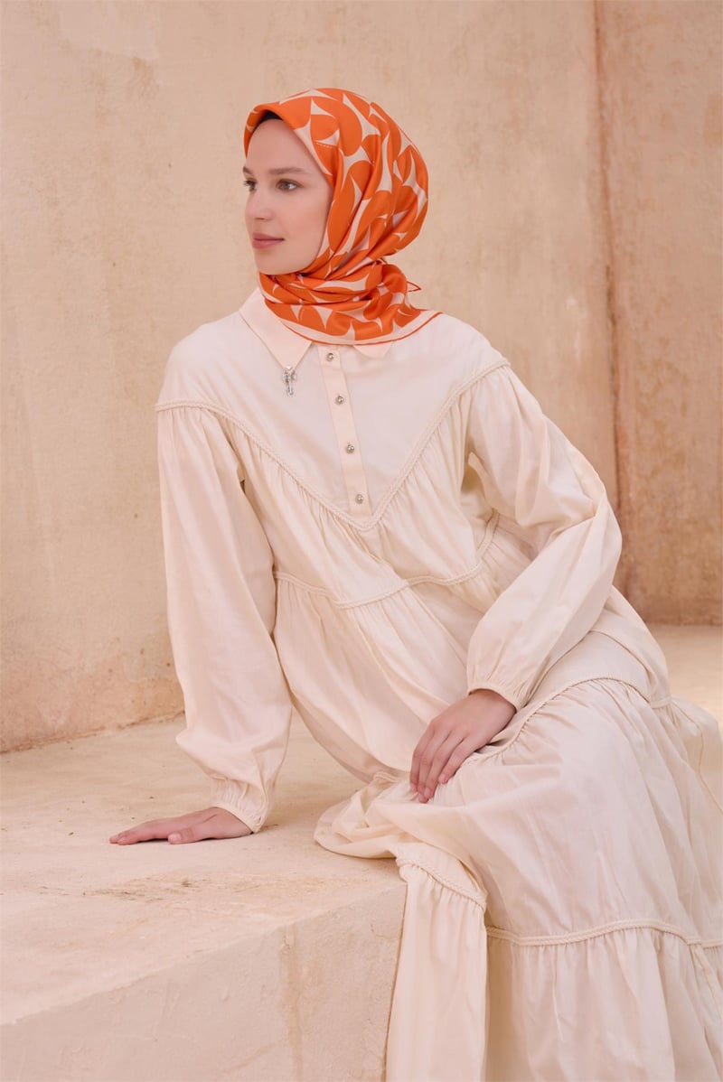 {URUNSEO_TITLE} | BELLI | BELLİ İPEK EŞARP | BELLİ GEOMETRIK DESEN İPEK EŞARP 4117D TWILL - 86