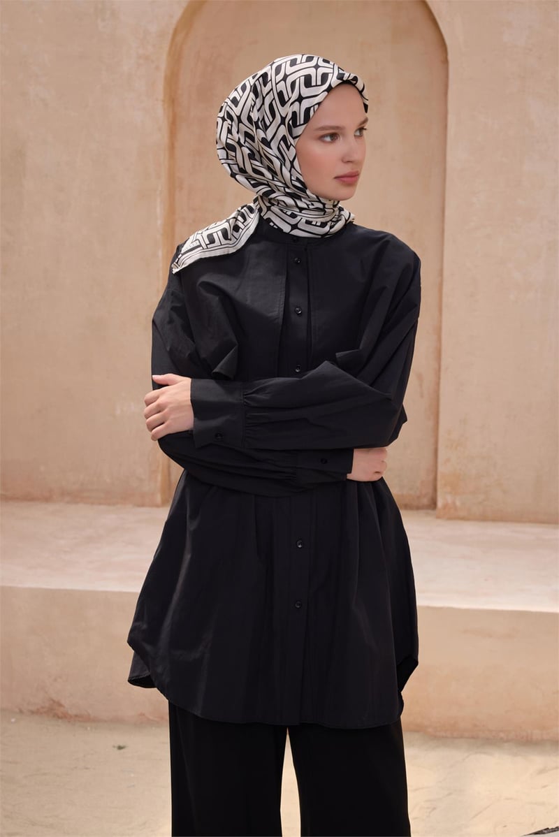 {URUNSEO_TITLE} | BELLI | BELLİ İPEK EŞARP | BELLİ GEOMETRIK DESEN İPEK EŞARP 4118D TWILL - 88
