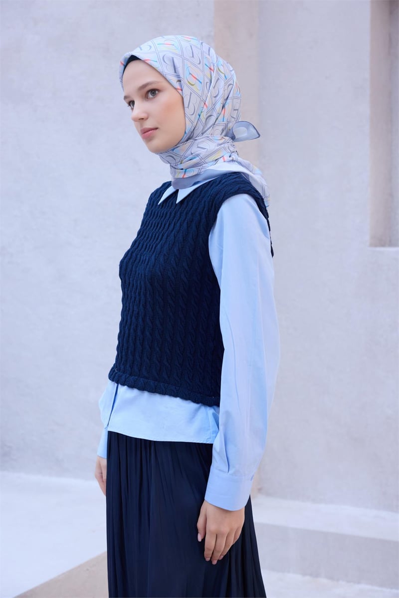 {URUNSEO_TITLE} | BELLI | POLYESTER EŞARP | BELLİ İMZA DESEN NOVA GRİ EŞARP 1013