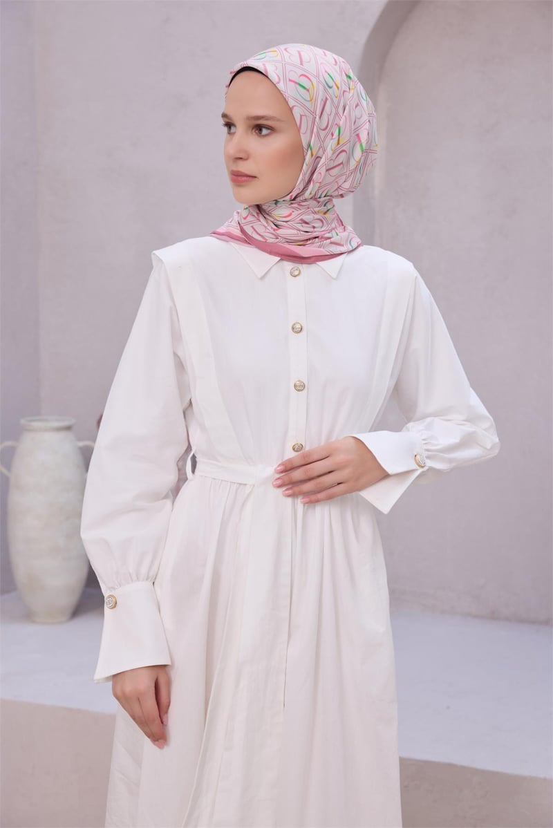 {URUNSEO_TITLE} | BELLI | POLYESTER EŞARP | BELLİ İMZA DESEN NOVA GÜL KURUSU EŞARP 1013