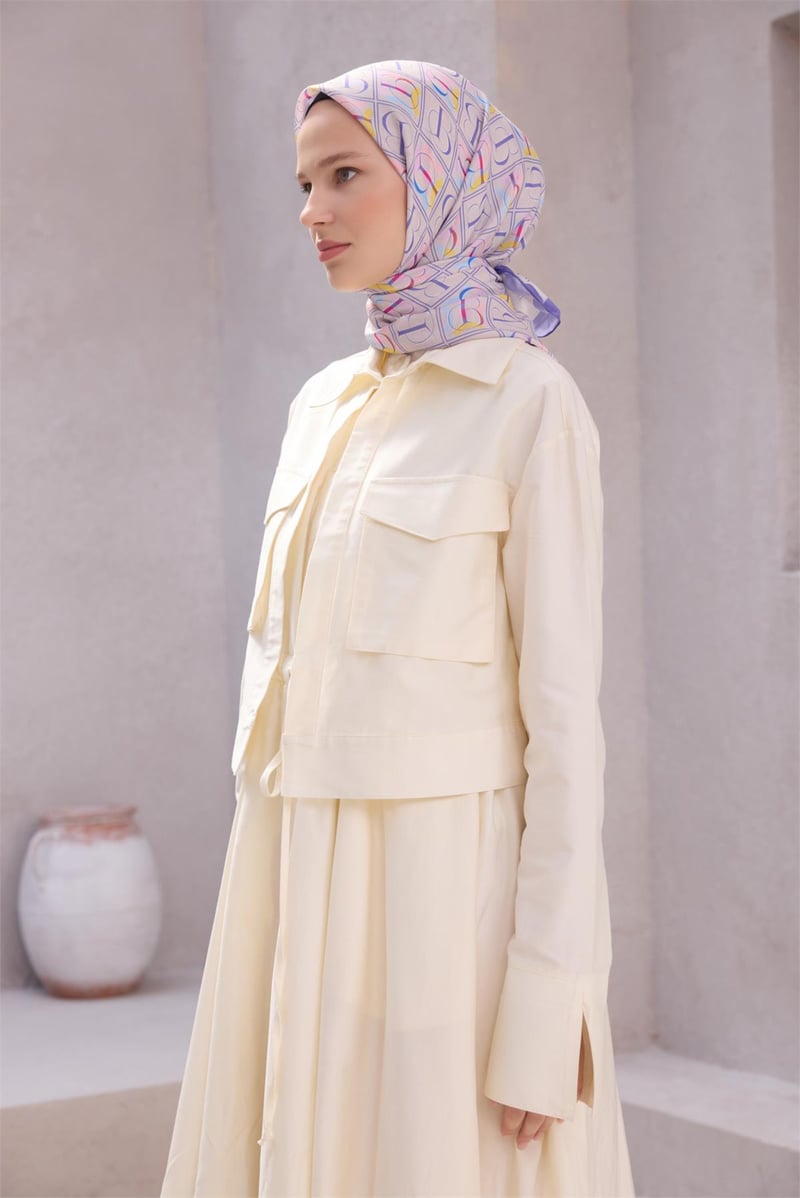 {URUNSEO_TITLE} | BELLI | POLYESTER EŞARP | BELLİ İMZA DESEN NOVA MOR EŞARP 1013