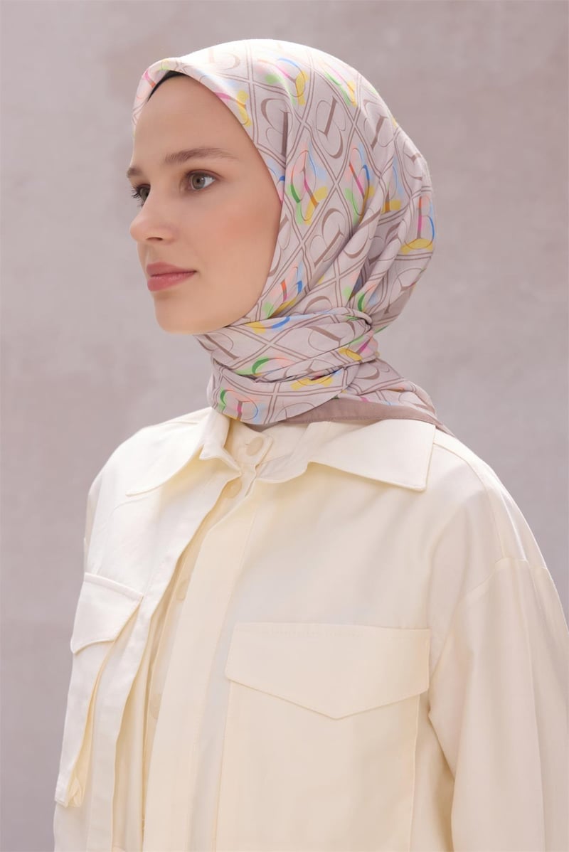 {URUNSEO_TITLE} | BELLI | POLYESTER EŞARP | BELLİ İMZA DESEN NOVA VİZON EŞARP 1013