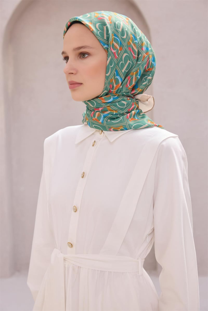 {URUNSEO_TITLE} | BELLI | POLYESTER EŞARP | BELLİ İMZA DESEN NOVA ZÜMRÜT EŞARP 1013