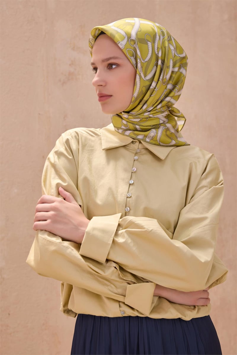 {URUNSEO_TITLE} | BELLI | BELLİ İPEK EŞARP | BELLİ KLASIK DESEN İPEK EŞARP 4125D TWILL - 86