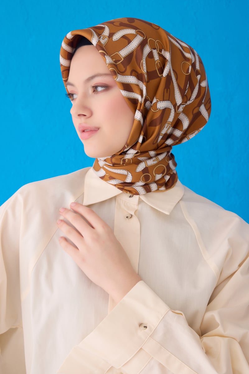 {URUNSEO_TITLE} | BELLI | BELLİ İPEK EŞARP | BELLİ KLASIK DESEN İPEK EŞARP 4125D TWILL - 86