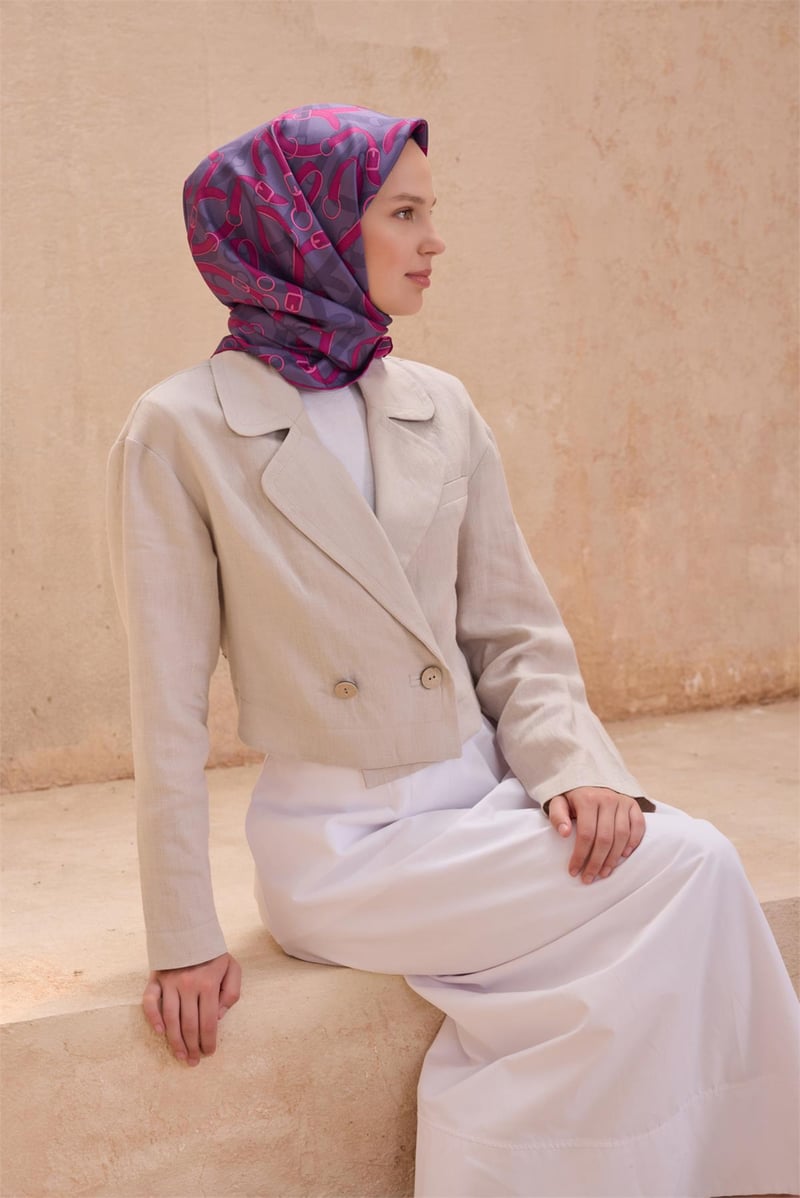 {URUNSEO_TITLE} | BELLI | BELLİ İPEK EŞARP | BELLİ KLASIK DESEN İPEK EŞARP 4125D TWILL - 86