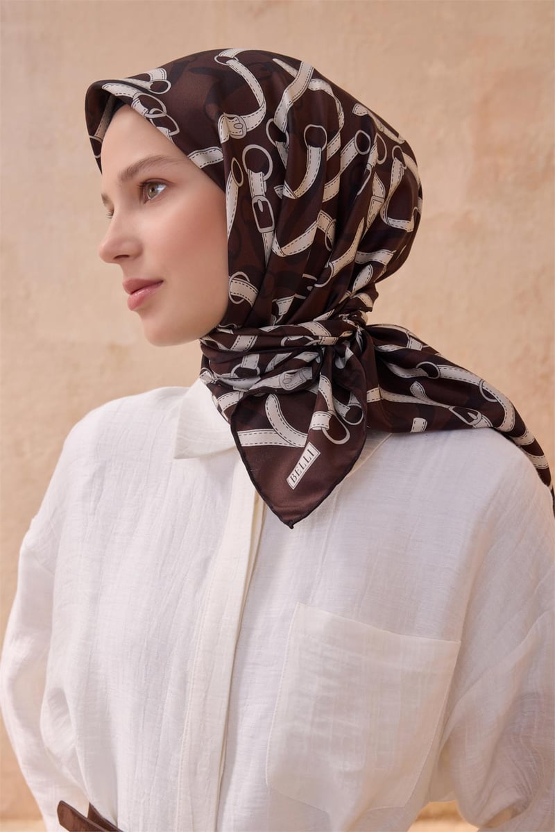 {URUNSEO_TITLE} | BELLI | BELLİ İPEK EŞARP | BELLİ KLASIK DESEN İPEK EŞARP 4125D TWILL - 86