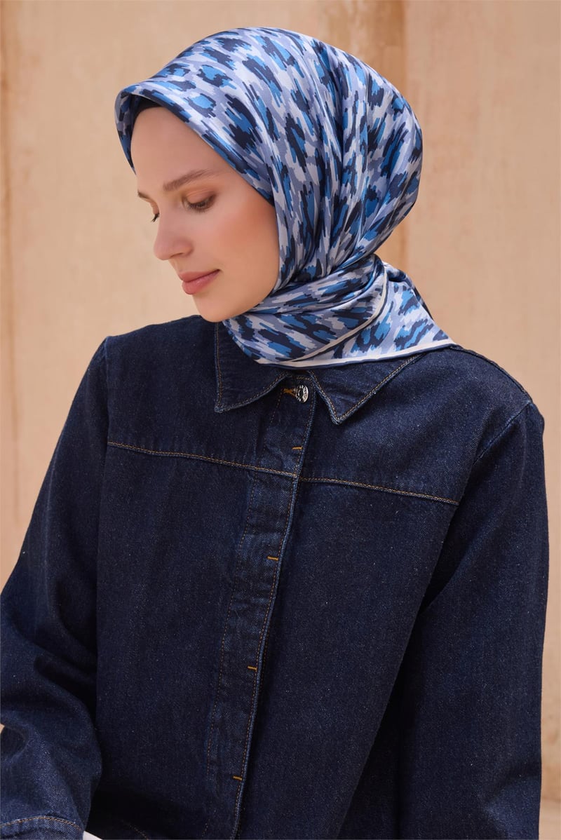 {URUNSEO_TITLE} | BELLI | BELLİ İPEK EŞARP | BELLİ LEOPAR DESEN İPEK EŞARP 4103D TWILL - 86