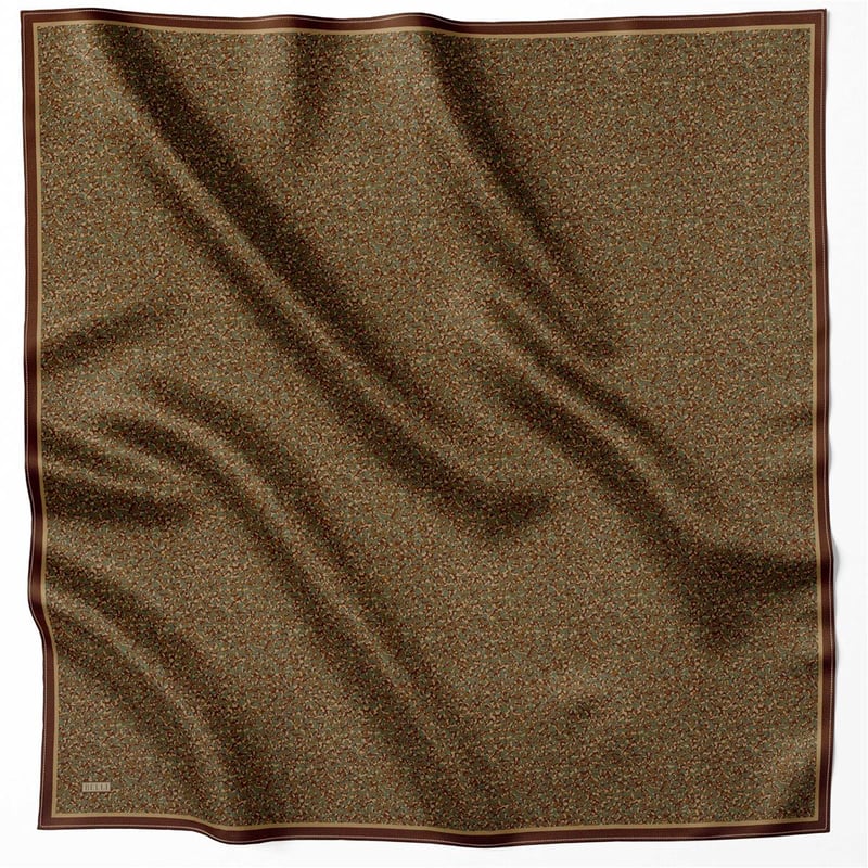 {URUNSEO_TITLE} | BELLI | BELLİ İPEK EŞARP | BELLİ LEOPAR DESEN İPEK EŞARP 4208D (TWILL) KAHVE - 05