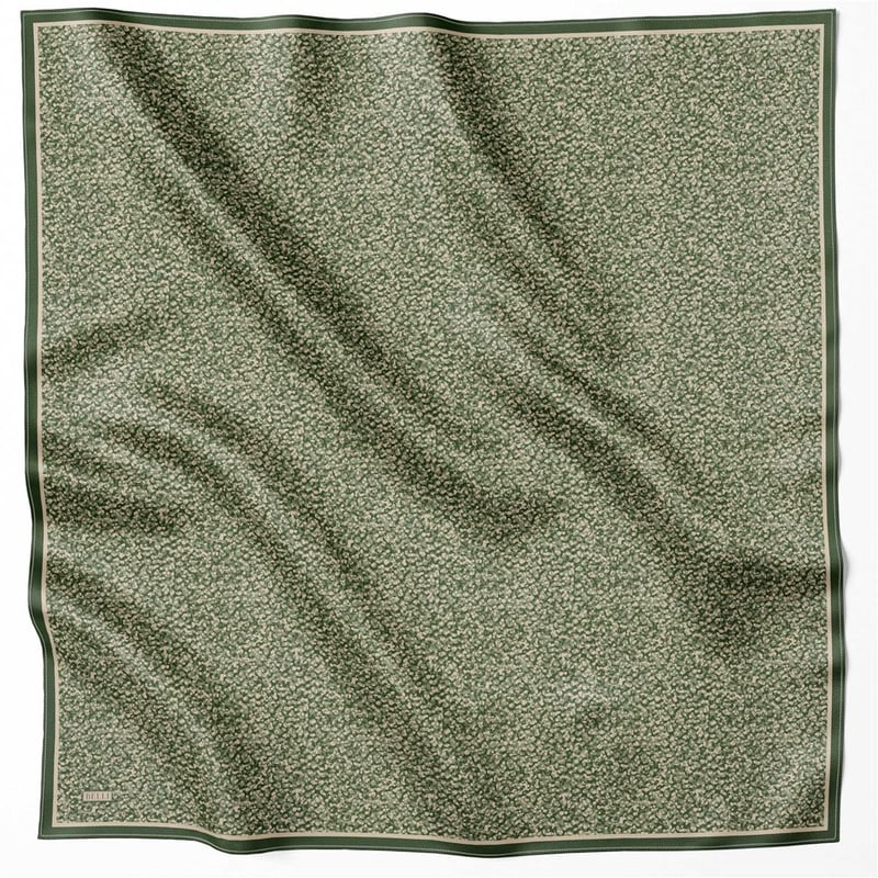 {URUNSEO_TITLE} | BELLI | BELLİ İPEK EŞARP | BELLİ LEOPAR DESEN İPEK EŞARP 4208D (TWILL) HAKİ - 06