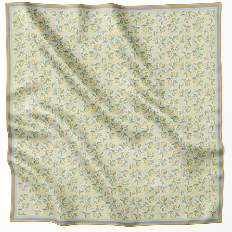 {URUNSEO_TITLE} | BELLI | BELLİ İPEK EŞARP | BELLİ LİMON İPEK EŞARP 4212D (TWILL) SARI - 05