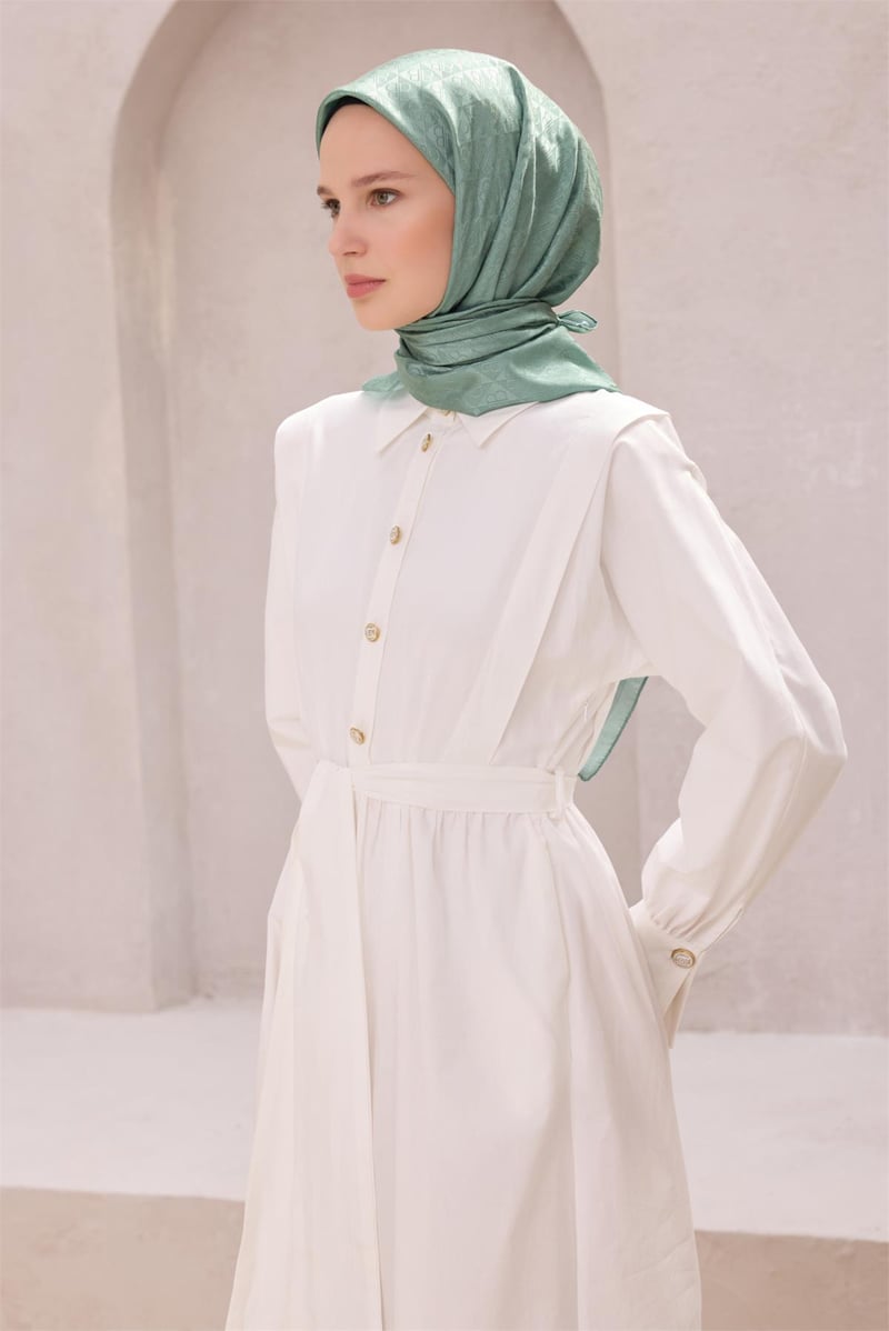 {URUNSEO_TITLE} | BELLI | POLYESTER EŞARP | BELLİ LOGO DESEN J.MONOGRAM MİNT EŞARP
