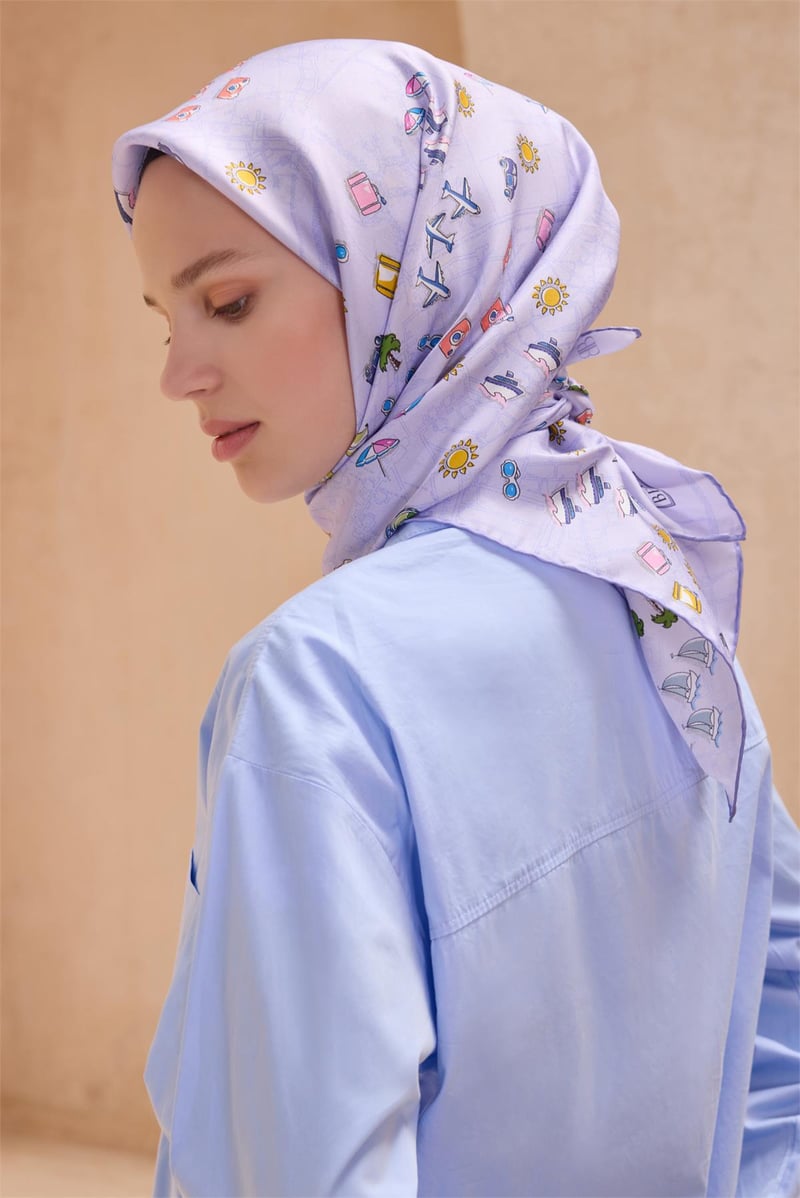 {URUNSEO_TITLE} | BELLI | BELLİ İPEK EŞARP | BELLİ OBJE DESEN İPEK EŞARP 4121D TWILL - 55