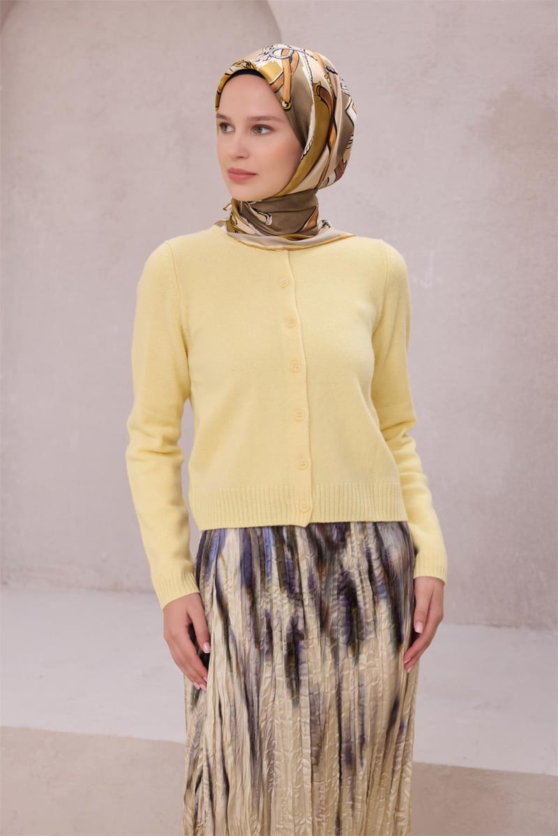{URUNSEO_TITLE} | BELLI | BELLİ İPEK EŞARP | BELLİ OBJE DESEN İPEK EŞARP 4205D (TWILL) SARI - 32