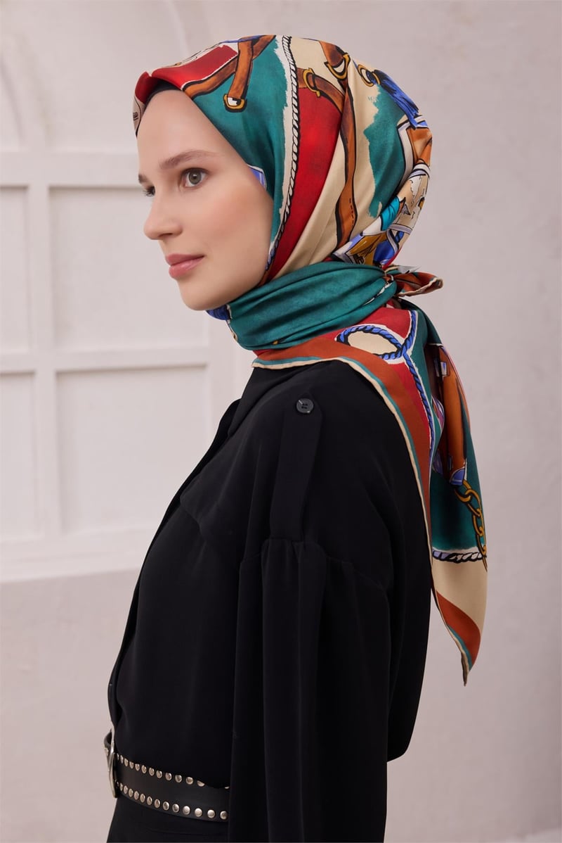 {URUNSEO_TITLE} | BELLI | BELLİ İPEK EŞARP | BELLİ OBJE DESEN İPEK EŞARP 4205D (TWILL) KIRMIZI - 80
