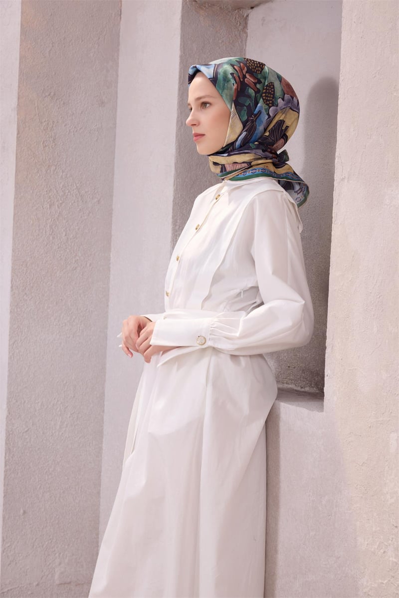 {URUNSEO_TITLE} | BELLI | BELLİ İPEK EŞARP | BELLİ OBJE DESEN İPEK EŞARP 4216D (TWILL) MİNT - 20