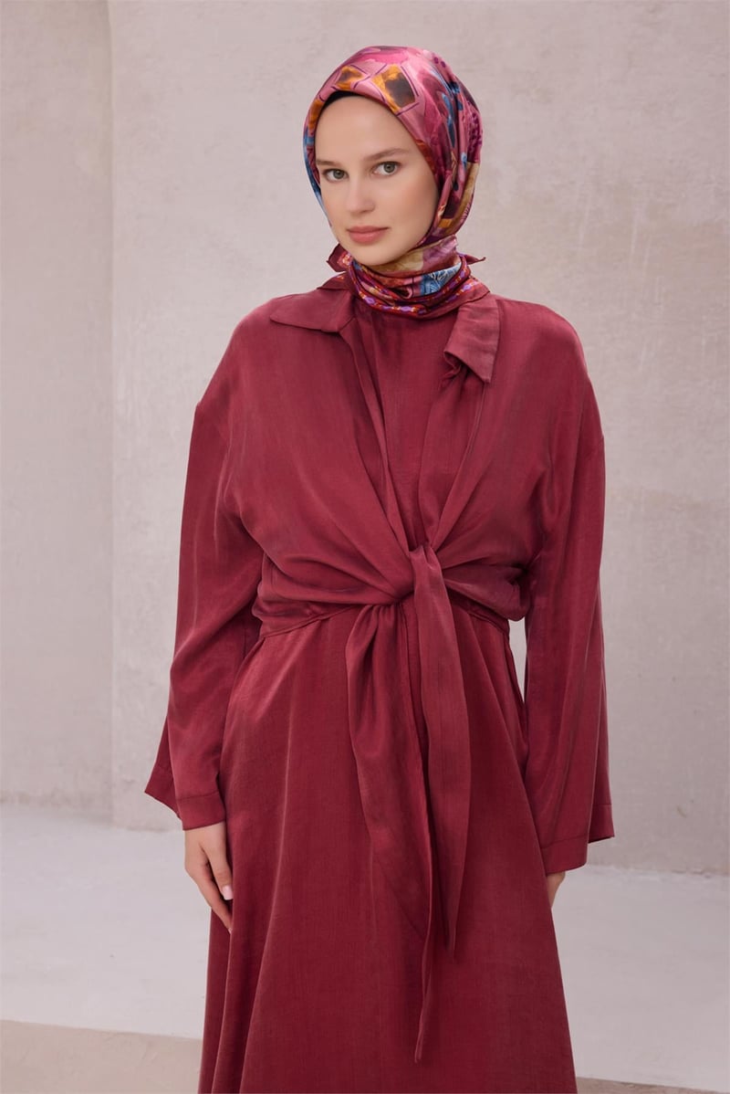 {URUNSEO_TITLE} | BELLI | BELLİ İPEK EŞARP | BELLİ OBJE DESEN İPEK EŞARP 4216D (TWILL) FUŞYA - 52