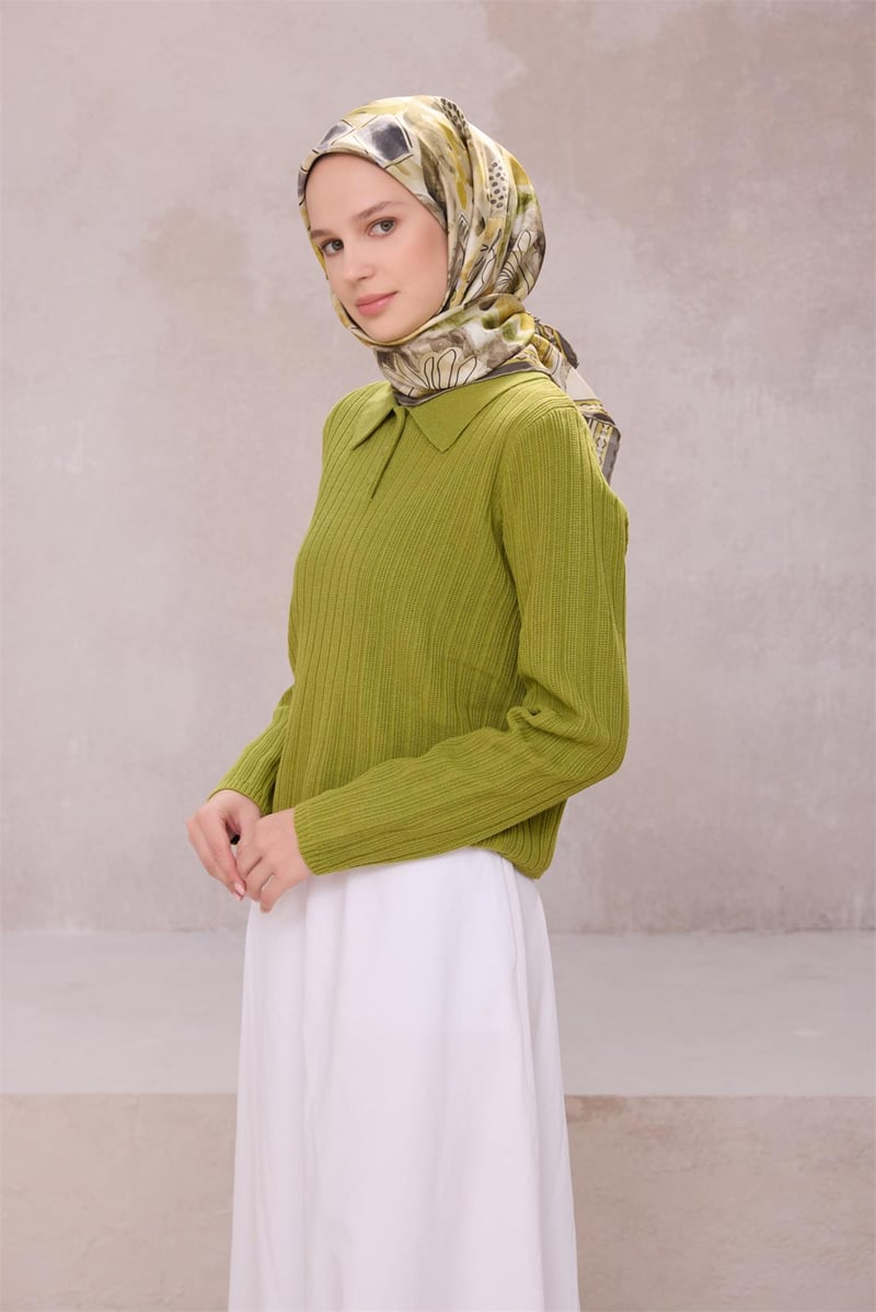 {URUNSEO_TITLE} | BELLI | BELLİ İPEK EŞARP | BELLİ OBJE DESEN İPEK EŞARP 4216D (TWILL) YEŞİL - 83