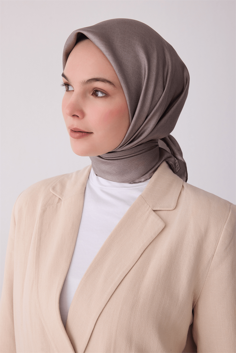 BELLİ SAF İPEK EŞARP 4305D (T) - 06