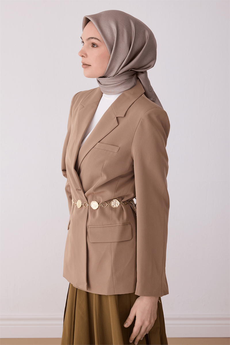 BELLİ SAF İPEK EŞARP 4305D (T) - 07