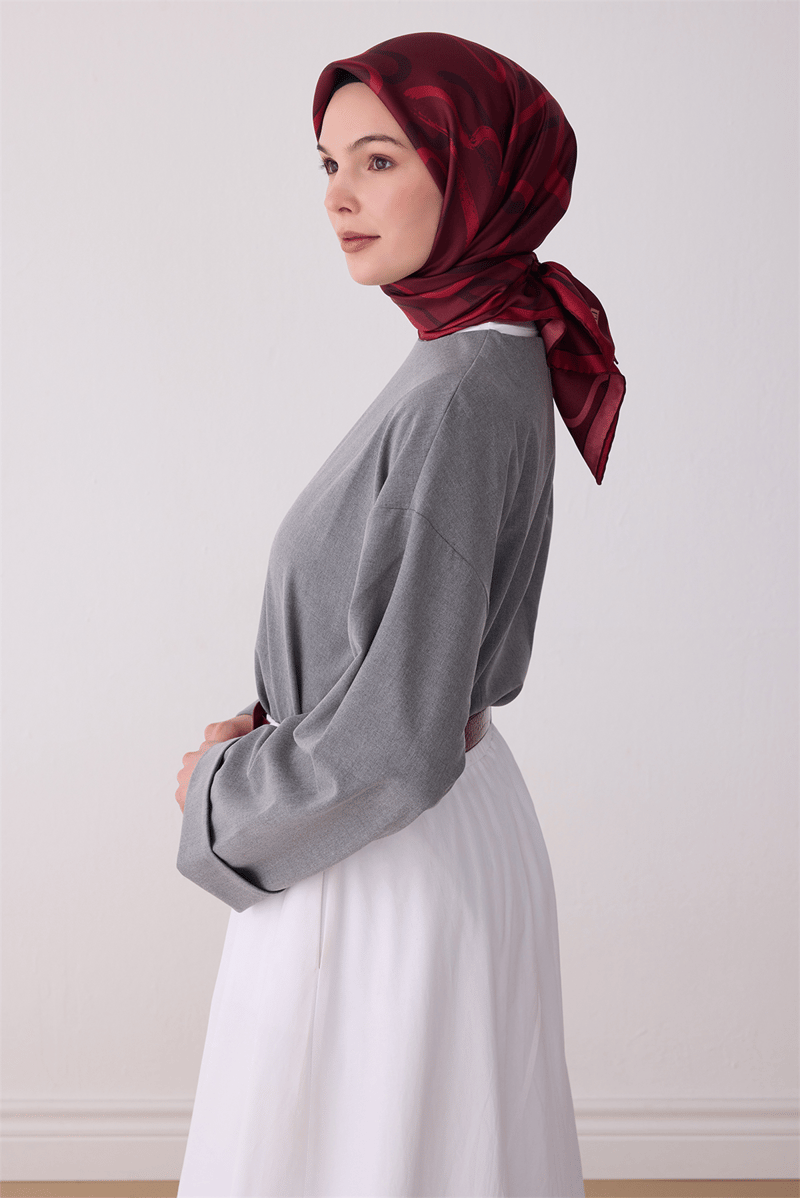 BELLİ SAF İPEK EŞARP 4309D (T) - 31