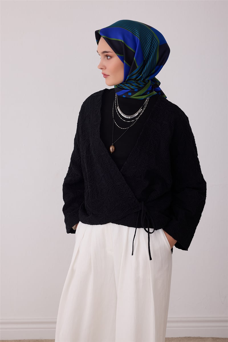 BELLİ SAF İPEK EŞARP 4401D (T) - 50