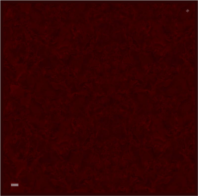 Bordo Soyut Desen %100 Twill İpek Eşarp 4428-35