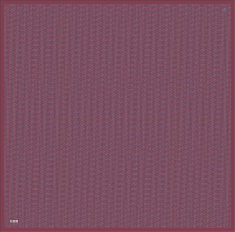 Mürdüm Klasik Desen %100 Twill İpek Eşarp 4317-89