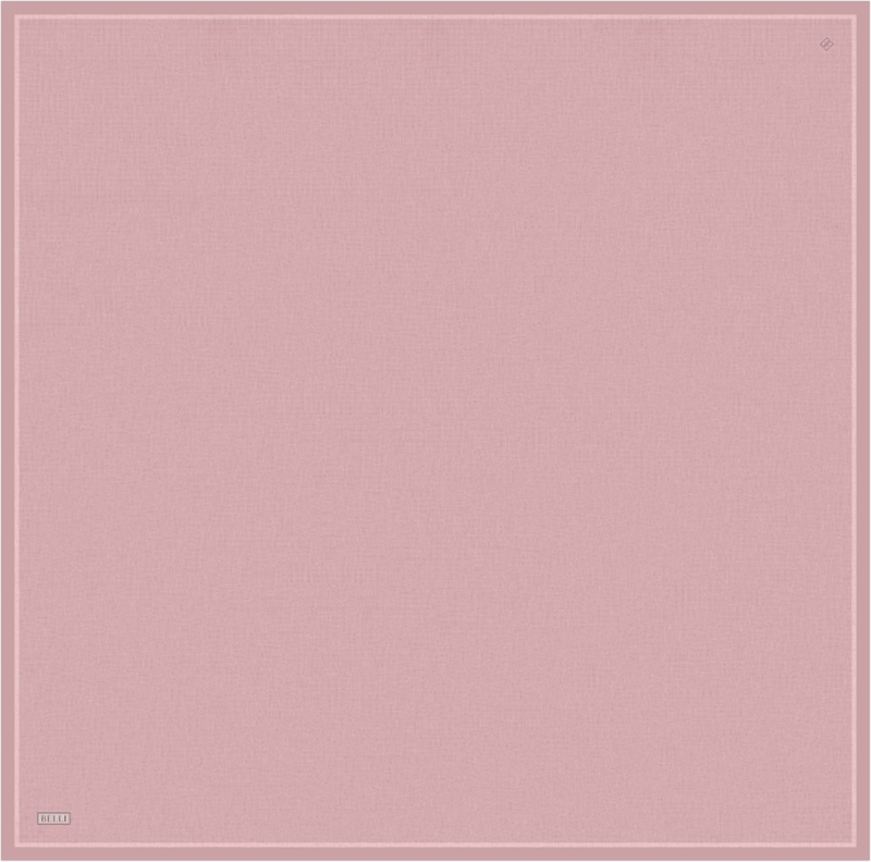 Pembe Klasik Desen %100 Twill İpek Eşarp 4305-84