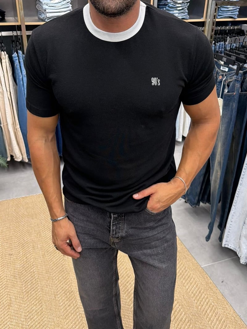 90's Tshirt Siyah