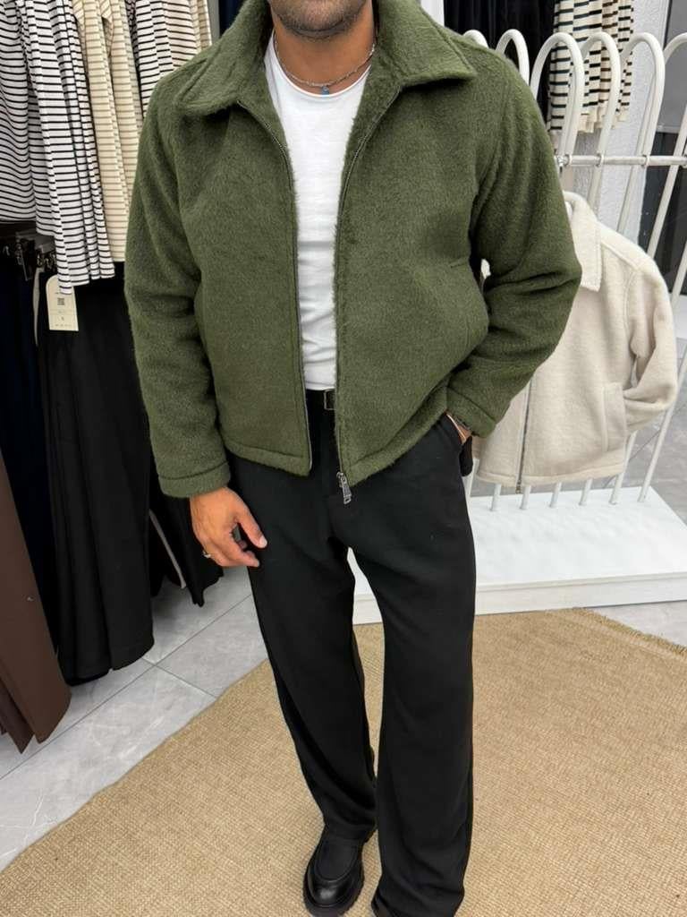 Antioch Kaşe Ceket Yeşil