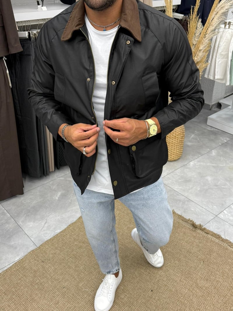 Barbour Ceket Mont Siyah