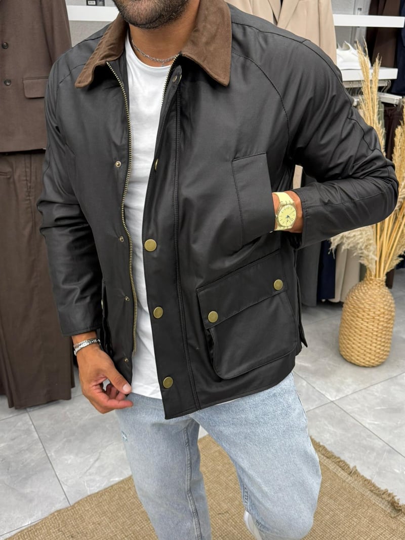 Barbour Ceket Mont Siyah