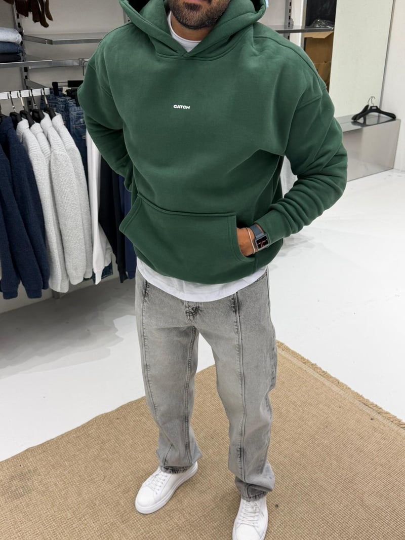 Catch Premium Sweat Yeşil