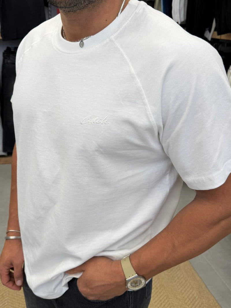 Catch Premium Tshirt Beyaz