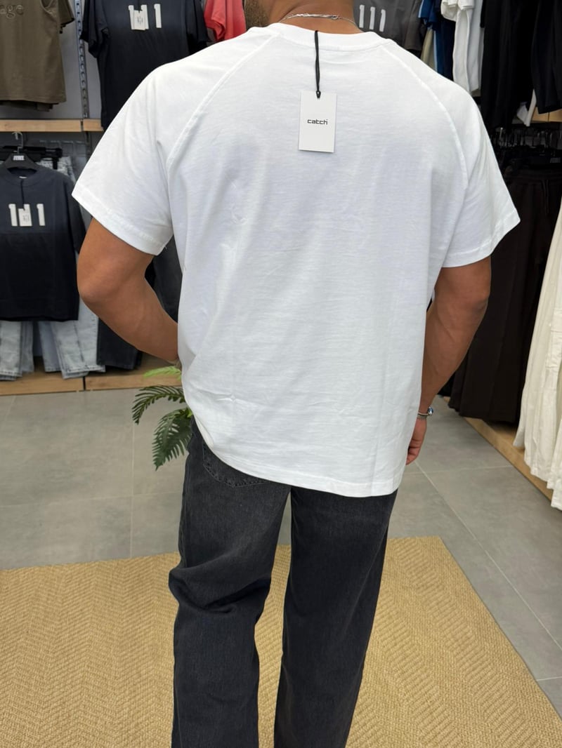 Catch Premium Tshirt Beyaz