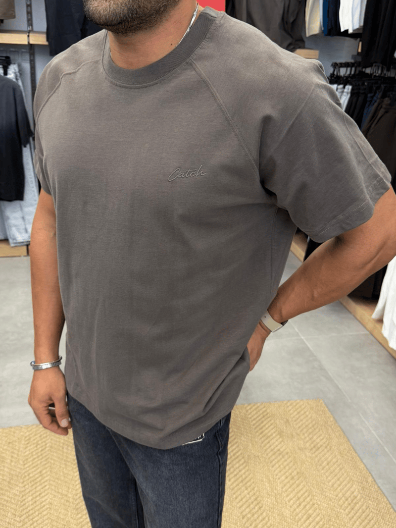 Catch Premium Tshirt Gri