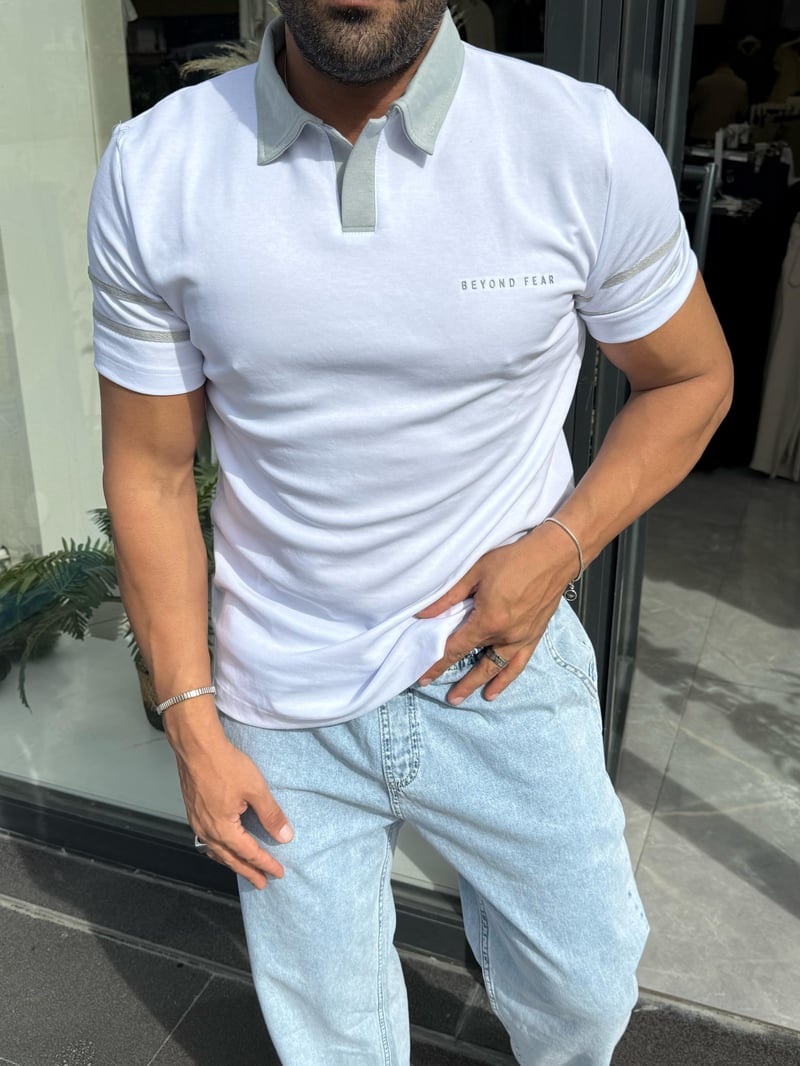 Deepoint T-Shirt Beyaz