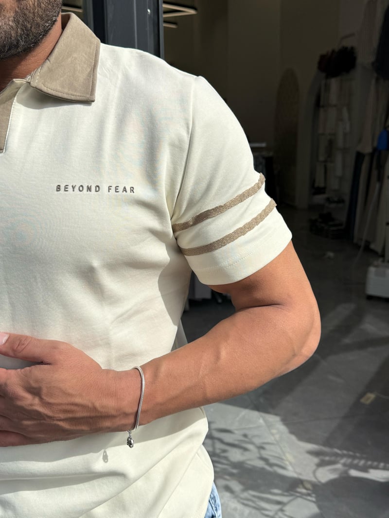 Deepoint T-Shirt Krem