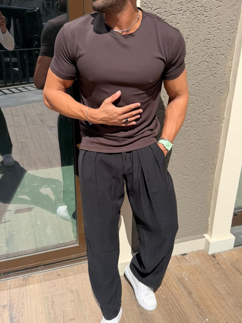 Ferel Modal Tshirt Kahve