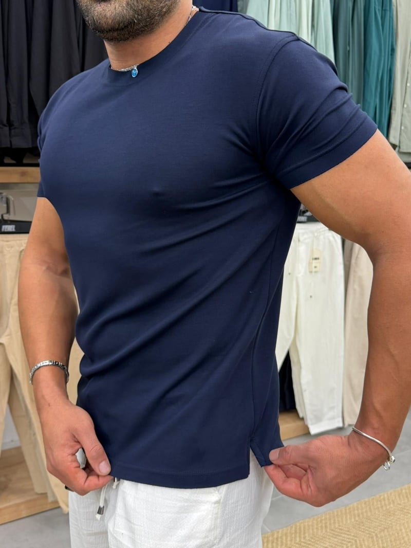 Ferel Modal Tshirt Lacivert