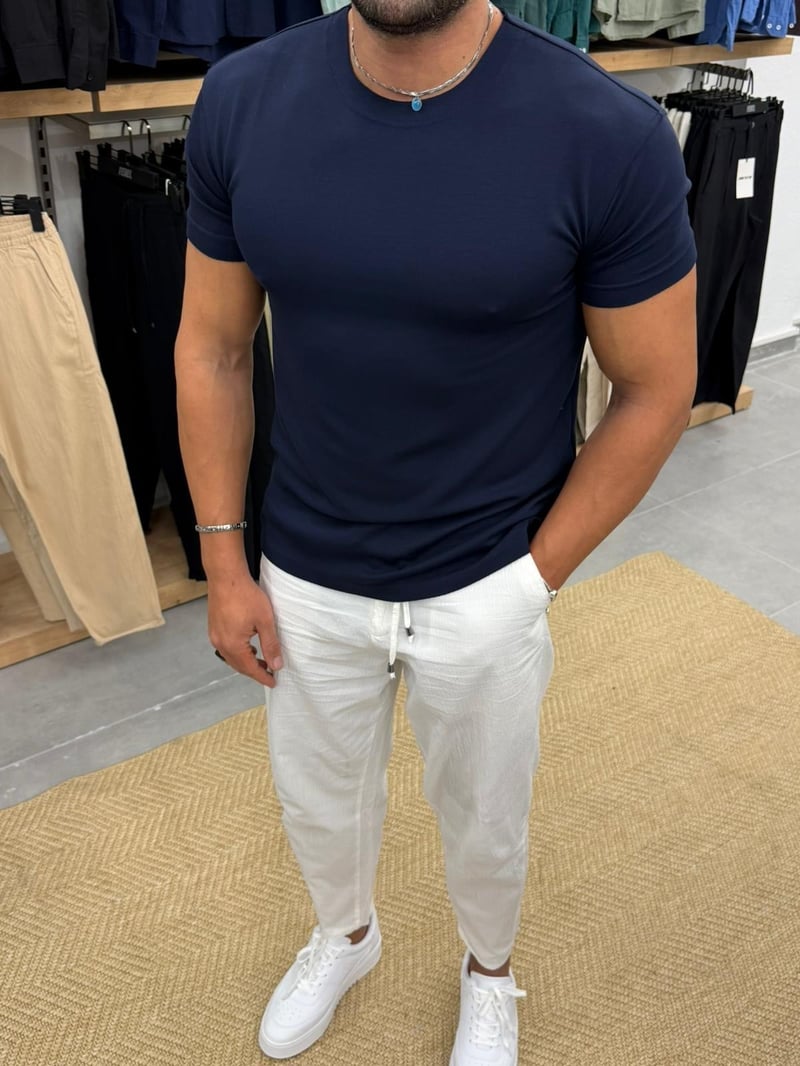 Ferel Modal Tshirt Lacivert