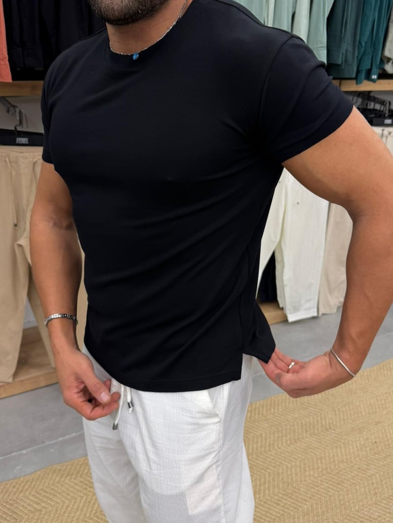 Ferel Modal Tshirt Siyah