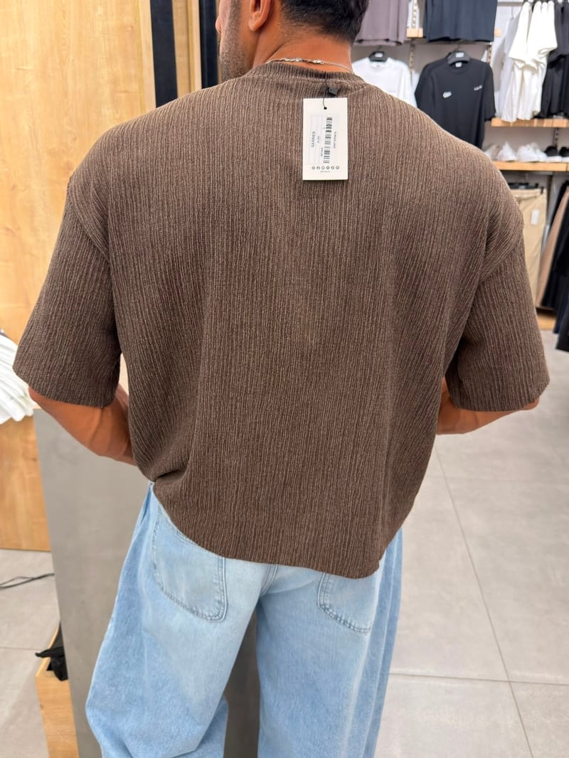 Ferel Owersize Tshirt Kahve