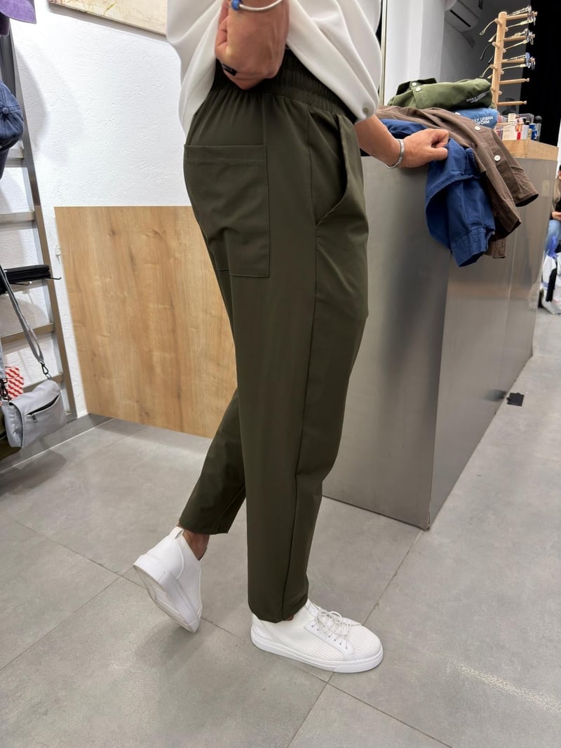 Ferel Paraşüt Kumaş Jogger Haki